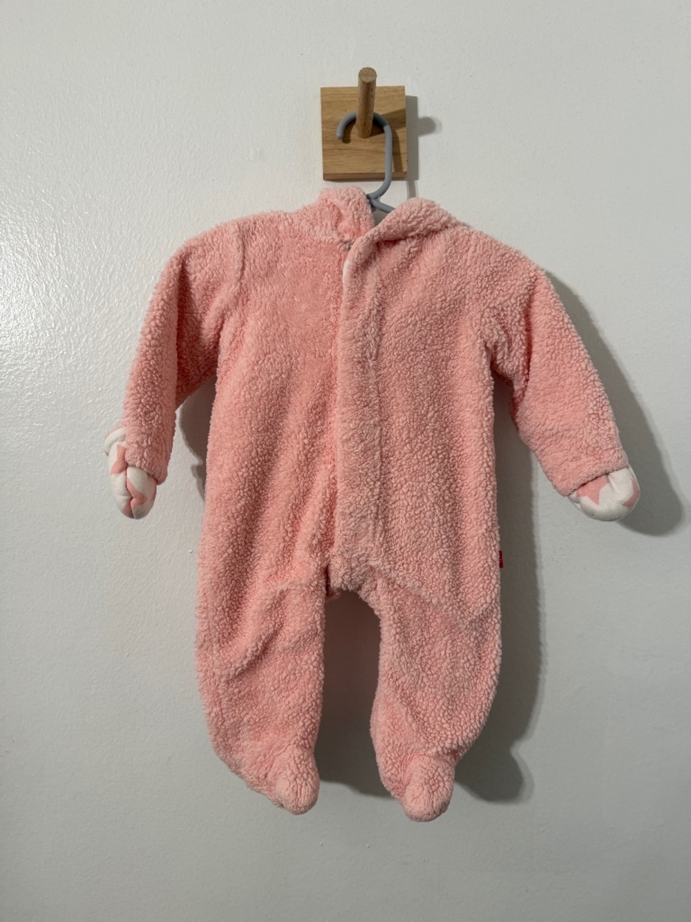 Magnetic Me Baby Fleece Pram Bunting Snow Suit 0-3 Months Pink Warm Hooded